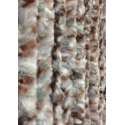Vliegengordijnenexpert - Kattenstaart - 90x220 cm - Bruin/Wit/Grijs