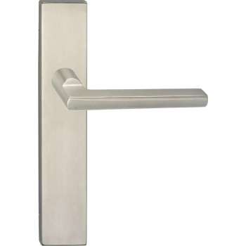 Impresso Kirby Deurklink – Deurbeslag – Vierkant – Deurschild – Zilver