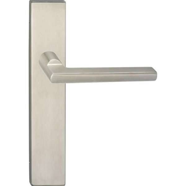 Impresso Kirby Deurklink – Deurbeslag – Vierkant – Deurschild – Zilver Impresso Kirby Deurklink – Deurbeslag – Vierkant – Deurschild – Zilver