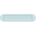Hoppe briefplaat F1  ovaal        454 m/veer