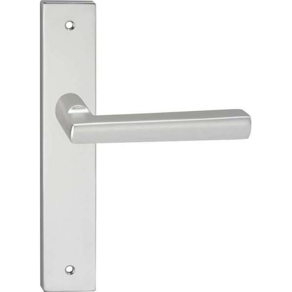 Impresso Leeds Deurklink – Deurbeslag – Vierkant – Deurschild met Schroef – Aluminium