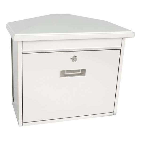 V-part Wandbrievenbus Zamoran 20,5 X 34,5 Cm Staal Wit V-part Wandbrievenbus Zamoran 20,5 X 34,5 Cm Staal Wit