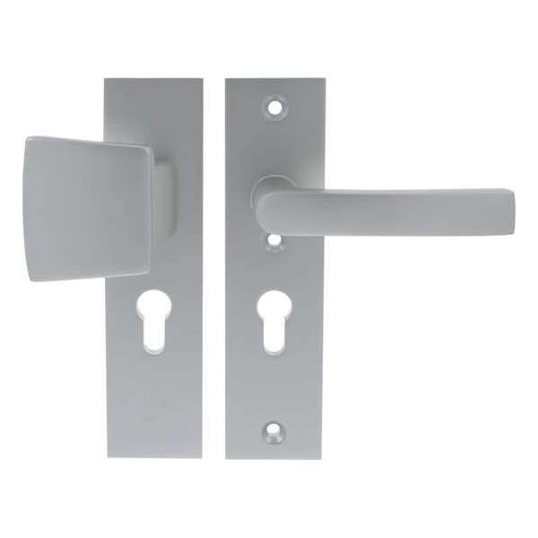 Starx Veiligheidsbeslag – Deurbeslag – Duwer/Kruk – Kortschild – Aluminium – PC55 mm Starx Veiligheidsbeslag – Deurbeslag – Duwer/Kruk – Kortschild – Aluminium – PC55 mm