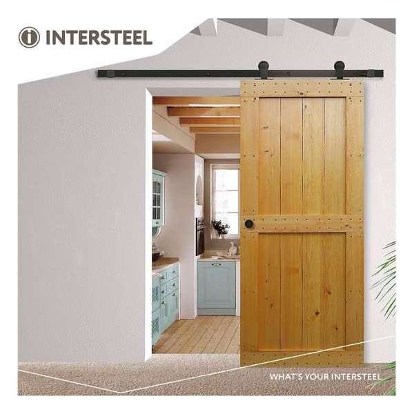 Intersteel Schuifdeursysteem Basic Top mat zwart Intersteel Schuifdeursysteem Basic Top mat zwart