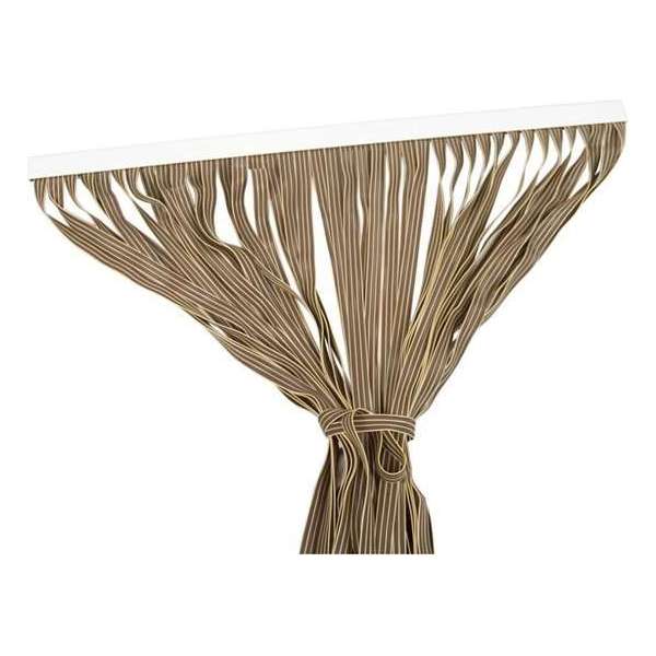 Donker zand kleur stroken vliegen/insecten deurgordijn 90 x 210 cm - Vliegengordijnen - Gemaakt van polyester Donker zand kleur stroken vliegen/insecten deurgordijn 90 x 210 cm - Vliegengordijnen - Gemaakt van polyester