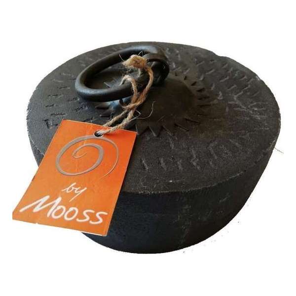 By Mooss - Stenen deurstopper - Zwart By Mooss - Stenen deurstopper - Zwart