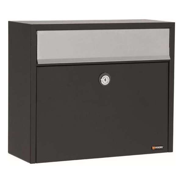 Ivana Postkast 330 - Zwart - RAL 9005 - 330x390x150mm Ivana Postkast 330 - Zwart - RAL 9005 - 330x390x150mm