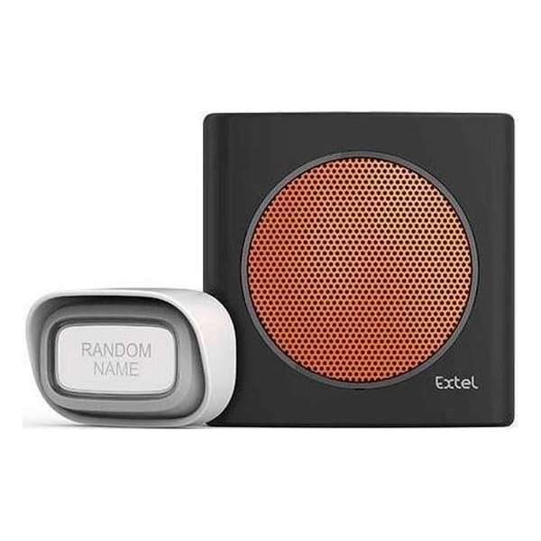 Extel diBi Flash soft orange draadloze deurbel Extel diBi Flash soft orange draadloze deurbel