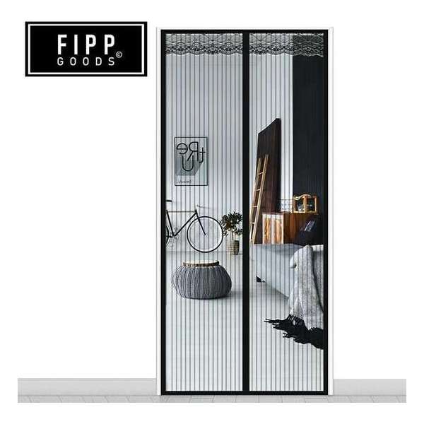 Fipp Goods | Vliegengordijn | Deurhor | Magnetisch | Zwart | 100 x 230cm Fipp Goods | Vliegengordijn | Deurhor | Magnetisch | Zwart | 100 x 230cm