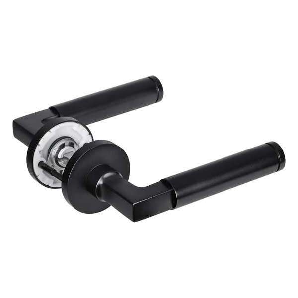 Impresso Aston Deurklink Zwart – Deurbeslag – Rond – Rozet Impresso Aston Deurklink Zwart – Deurbeslag – Rond – Rozet