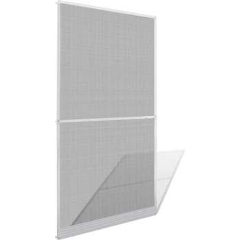 Hordeur met scharnieren 120x240 cm wit