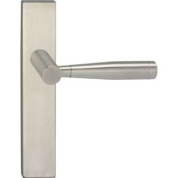 Impresso Retford Deurklink – Deurbeslag – Vierkant – Deurschild – Zilver