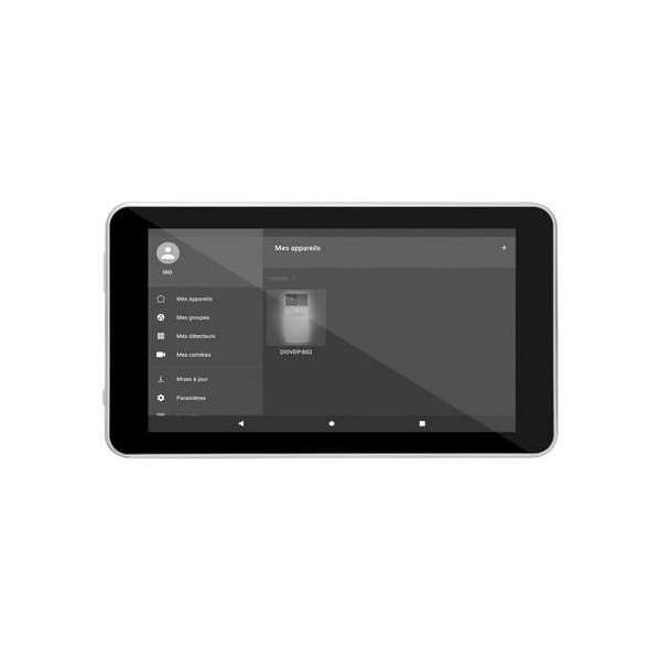 DiO 7'' touchscreen voor 100 % Draadloze videofoon Intercom – Wifi - Geschikt voor DIOVDP-B02 DiO 7'' touchscreen voor 100 % Draadloze videofoon Intercom – Wifi - Geschikt voor DIOVDP-B02