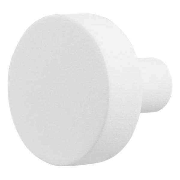 GPF Vlakke knop 52x16mm vast incl. metaalschroef M10 wit GPF Vlakke knop 52x16mm vast incl. metaalschroef M10 wit