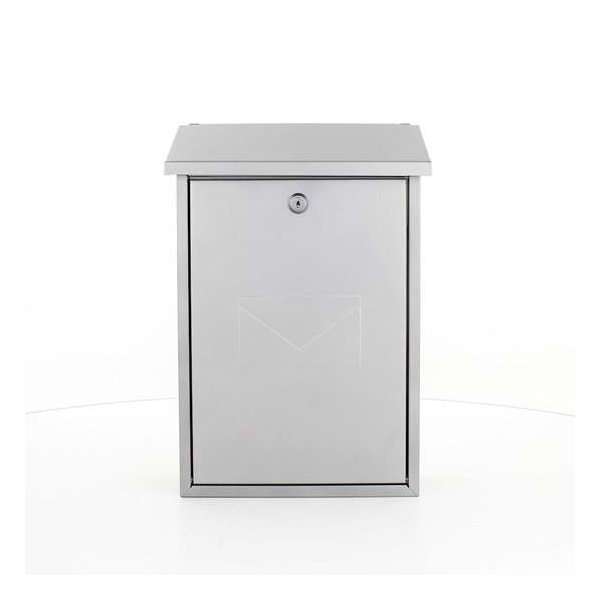 Rottner Kleine Brievenbus Parma|Zilver - 40x27x11,5cm Rottner Kleine Brievenbus Parma|Zilver - 40x27x11,5cm
