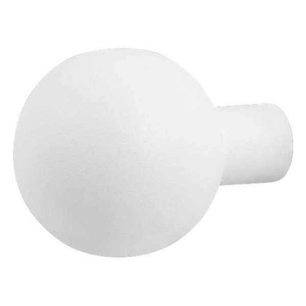 GPF Kogelknop 50mm draaibaar incl. krukstift wit GPF Kogelknop 50mm draaibaar incl. krukstift wit