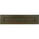 Briefplaat Brieven Roest Desborough - 80 mm