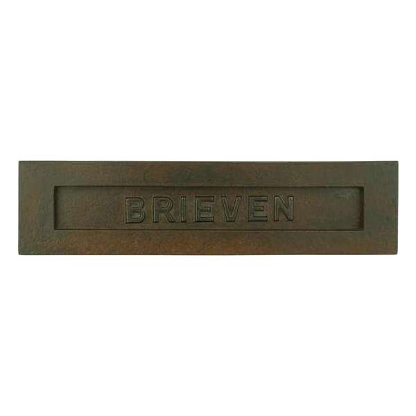 Briefplaat Brieven Roest Desborough - 80 mm Briefplaat Brieven Roest Desborough - 80 mm