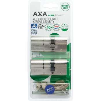 Dubbele veiligheidscilinder (2x) Xtreme Security verlengd 30-45