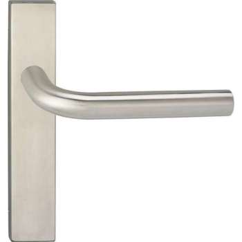 Impresso Dursley Deurklink – Deurbeslag – Vierkant – Deurschild – Zilver