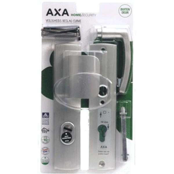 AXA smalschild bi en bu, alu, F1 alu naturel, (lxb) 242x52mm AXA smalschild bi en bu, alu, F1 alu naturel, (lxb) 242x52mm