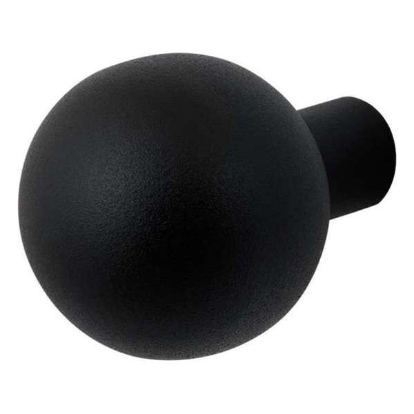 GPF Kogel knop 50mm tbv VH-schilden vast incl. wisselstift zwart GPF Kogel knop 50mm tbv VH-schilden vast incl. wisselstift zwart