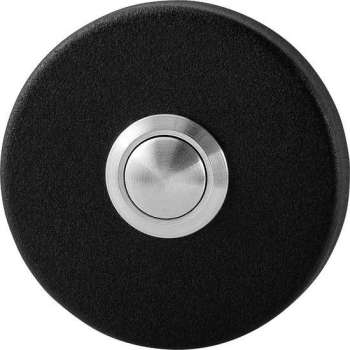 GPF8827.09 deurbel met RVS button rond 50x8mm zwart
