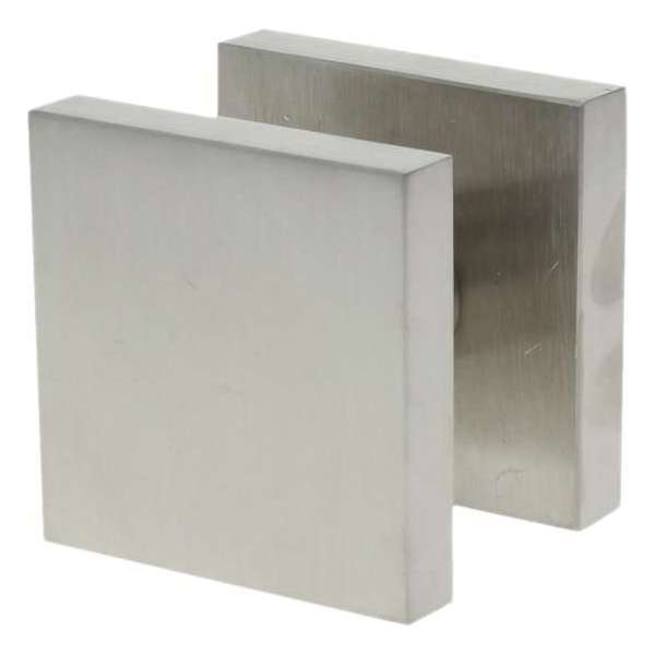 Impresso Voordeurknop Vierkant 60Mm Rozet Massief Rvs Impresso Voordeurknop Vierkant 60Mm Rozet Massief Rvs