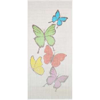 vidaXL Vliegengordijn 90x200 cm bamboe  VDXL_45738