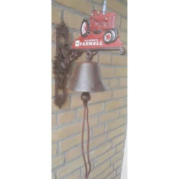 MadDeco - Gietijzeren deurbel met tractor - gietijzer bel MadDeco - Gietijzeren deurbel met tractor - gietijzer bel