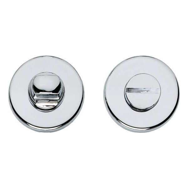 Intersteel Rozet toilet-/badkamersluiting rond verdekt kunststof chroom 8 mm Intersteel Rozet toilet-/badkamersluiting rond verdekt kunststof chroom 8 mm