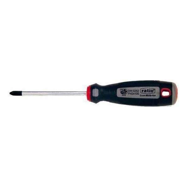 Ratio schroevendraaier PH1 75 mm Ratio schroevendraaier PH1 75 mm