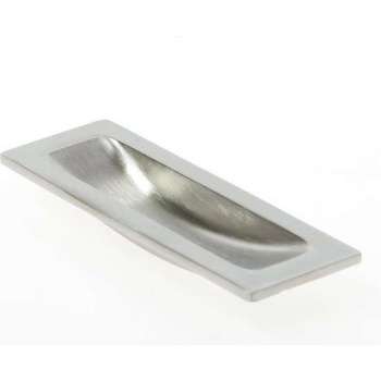 Oxloc Schuifdeurkom recht bl.120x40 rvs