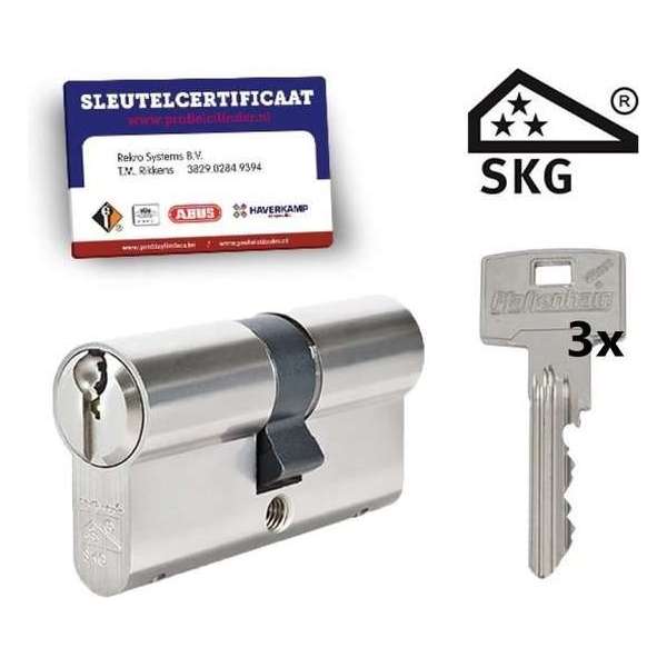 Vitess SKG3 - certificaat cilinderslot - dubbele cilinder - 30/35 Vitess SKG3 - certificaat cilinderslot - dubbele cilinder - 30/35
