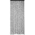 Guard'n Care Kattenstaart Vliegengordijn - Grijs/Wit - 100 x 230 cm - Lengte Aanpasbaar - Italiaans Kwaliteit