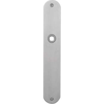 GPF Plaatschild afgerond zonder veer 240x40x2mm PC92