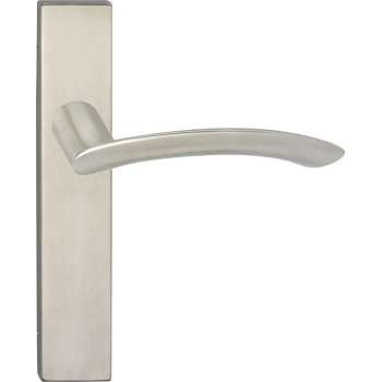 Impresso Watton Deurklink – Deurbeslag – Vierkant – Deurschild – Zilver