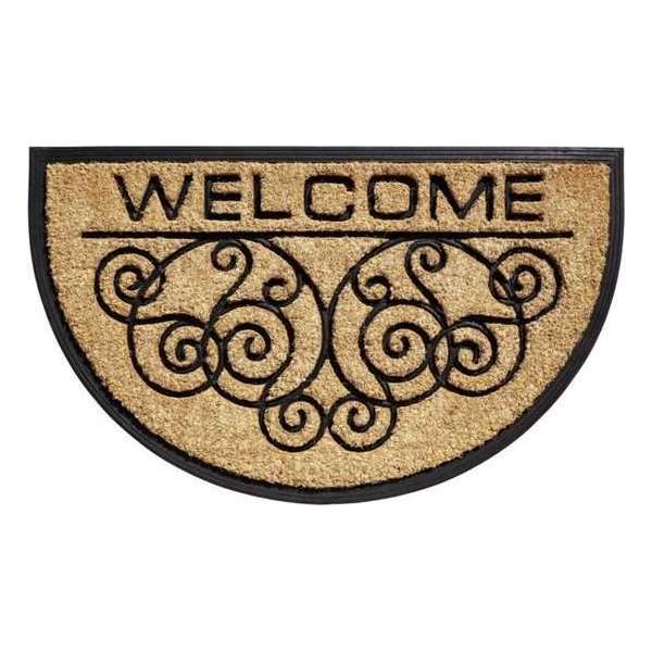 Bombay Deurmat Welcome kokos halfrond Bombay Deurmat Welcome kokos halfrond