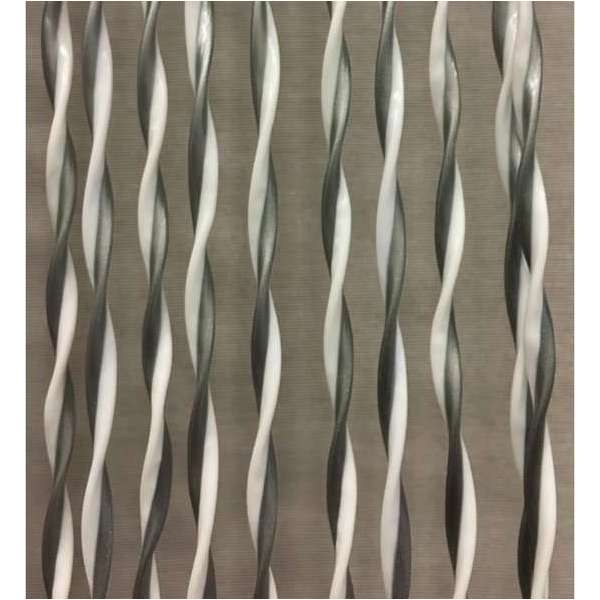 Wicotex Opal - Vliegengordijn - 90x220 cm - Wit/Zilver Wicotex Opal - Vliegengordijn - 90x220 cm - Wit/Zilver
