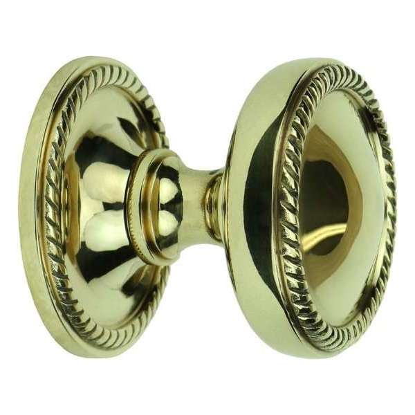 Deurknop voordeur buiten massief gepolijst messing Annaburg - Ø 74 mm Deurknop voordeur buiten massief gepolijst messing Annaburg - Ø 74 mm