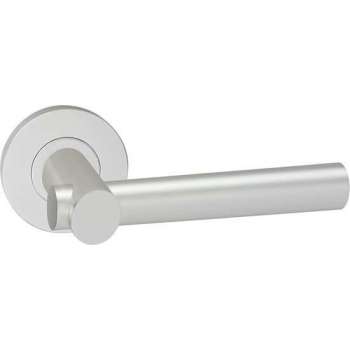 Impresso Dover Deurklink – Deurbeslag – Rond – Rozet – Zilver