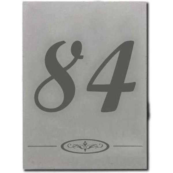 Naambord Beton 11x15cm Naambord Beton 11x15cm