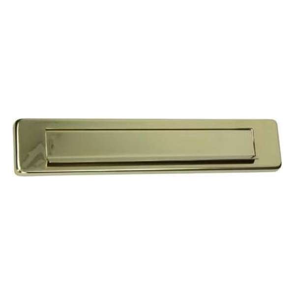 Yale Brievenbusplaat rechthoekig messing Yale Brievenbusplaat rechthoekig messing