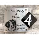 Naambordje met Benner Senner Hond
