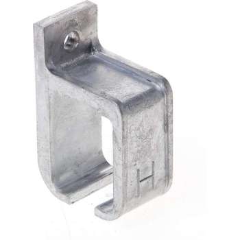 Henderson Raildrager,aluminium voor wandmontage, open model, 1A/290 (Prijs per 5 stuks)