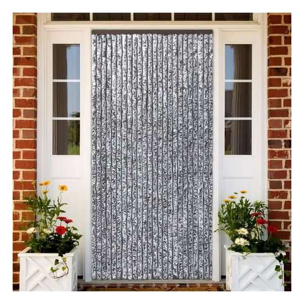 vidaXL Vliegengordijn 100x220 cm chenille bruin en beige vidaXL Vliegengordijn 100x220 cm chenille bruin en beige