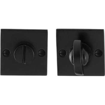 GPF Toiletgarnituur vierkant 52x52x4mm stift 5mm smeedijzer