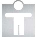 Wagner-EWAR RVS pictogram man AC400 voor heren toilet in 2 varianten leverbaar