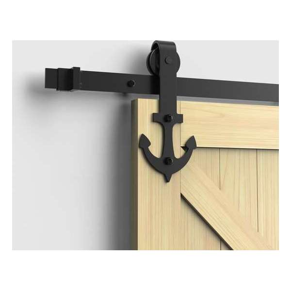 Barnwood Originals Anker - schuifdeursysteem-Industrieel-zwart Barnwood Originals Anker - schuifdeursysteem-Industrieel-zwart
