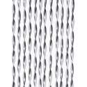 Vliegengordijn 100x240cm zilver/wit